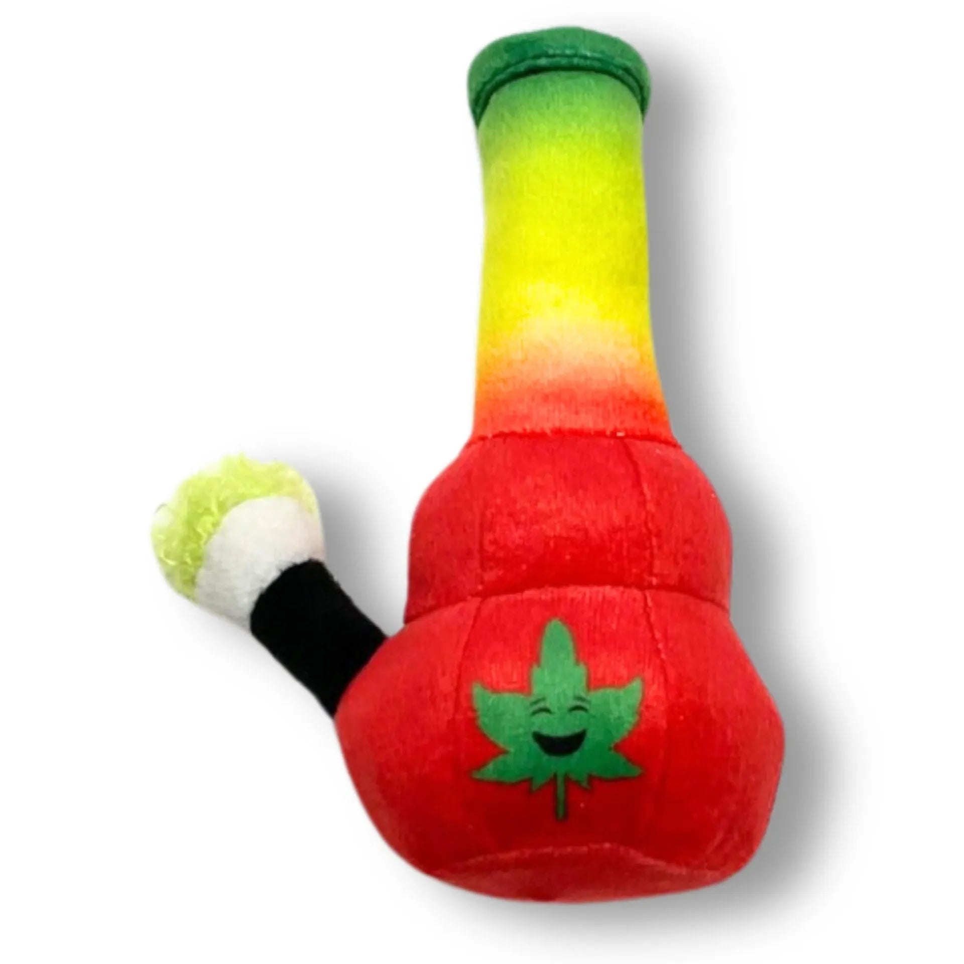 24cm plush dog toy with printed picture designs for biting-resistant play