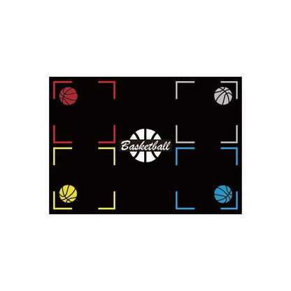 Premium rubber basketball training mat with specialized surface design for enhanced footwork, ball control, and agility drills