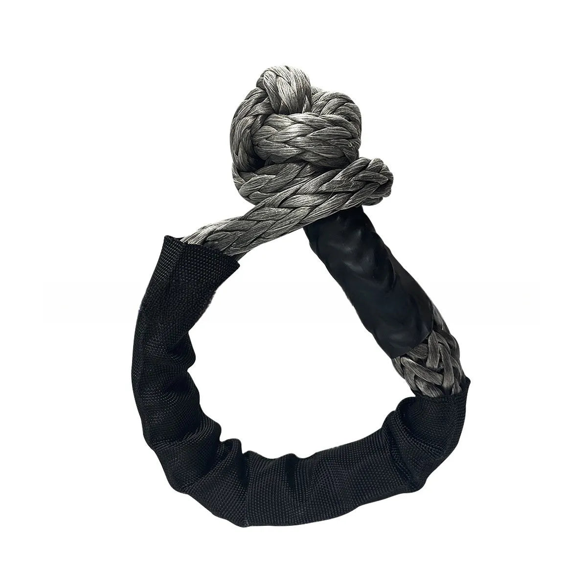 Polymer soft shackle trailer rope in various colours with 12mm diameter and 17-tonne load capacity