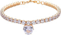 Gold rhinestone heart-shaped collar for dogs and cats on an extension chain.