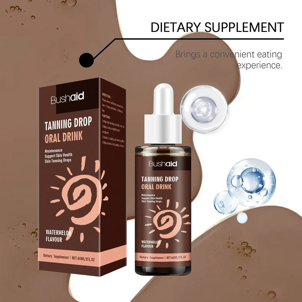 60ml sun protection tanning essence bottle for body care