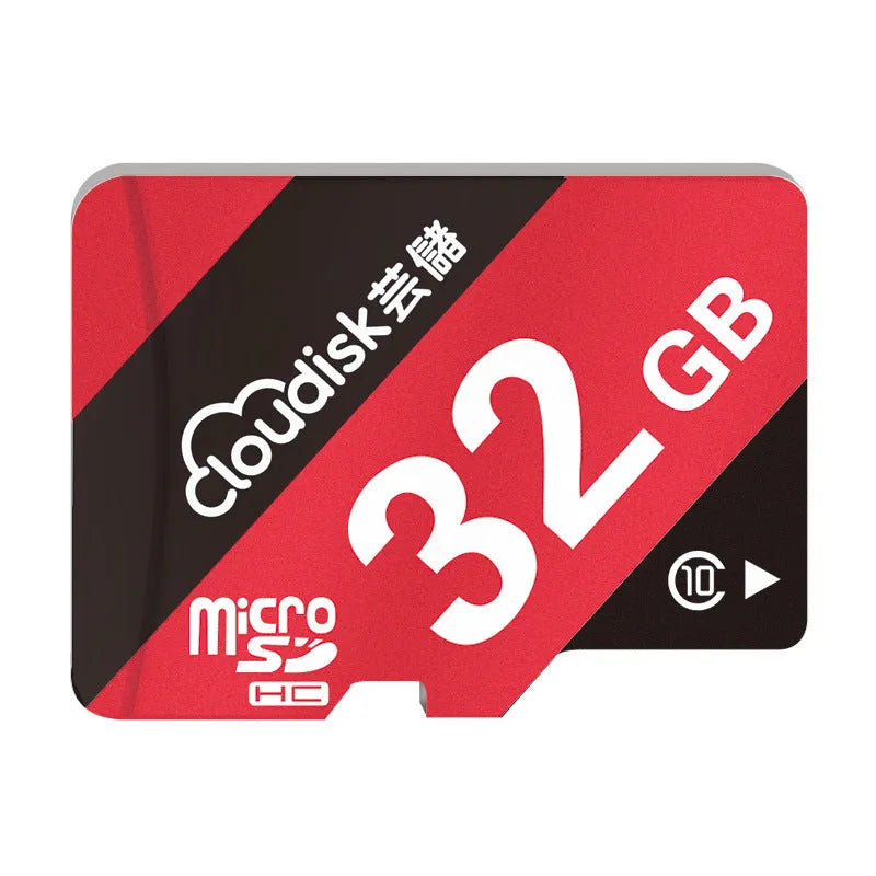 Red TF memory card 32GB Class10 for driving recorder storage