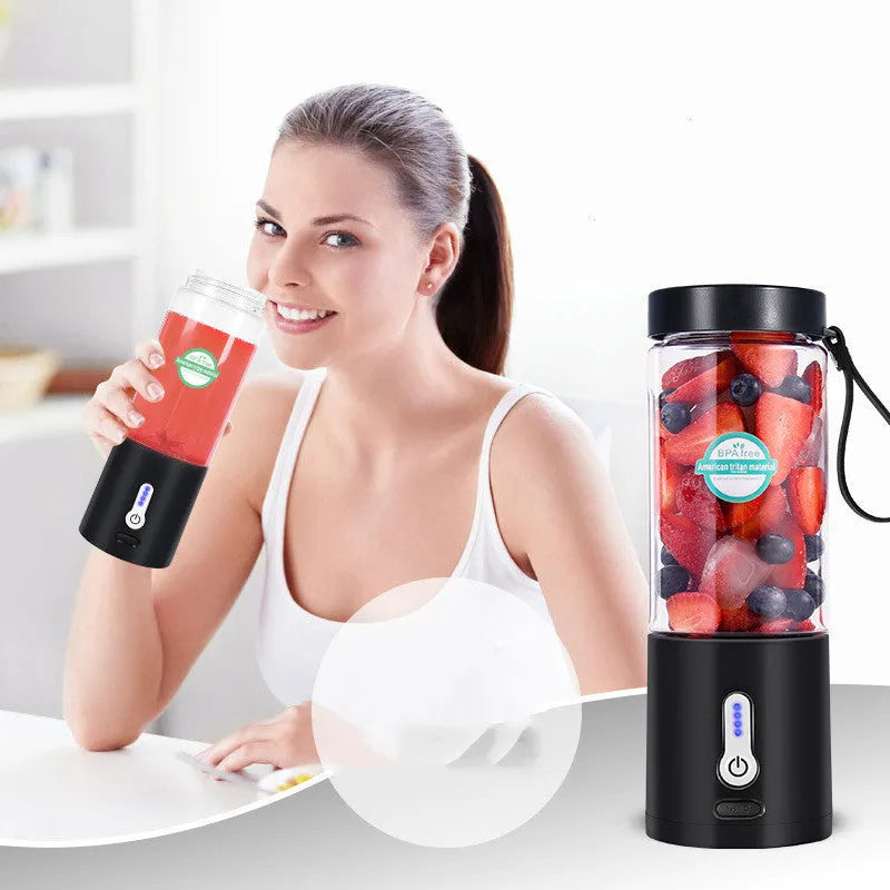 Portable hand blender with 530ml juice cup in multiple colour options