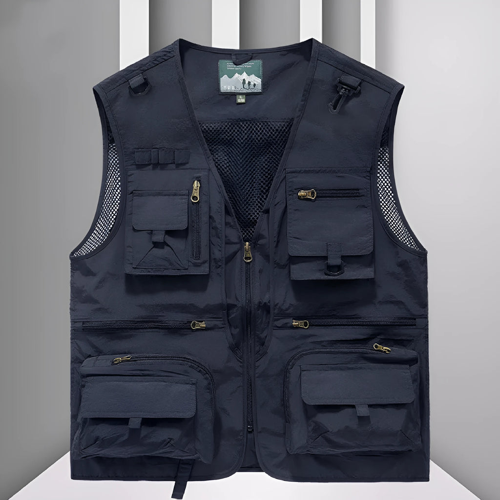 Men's mesh quick-drying nylon vest, loose fit sleeveless top, solid colour, sizes S to 6XL