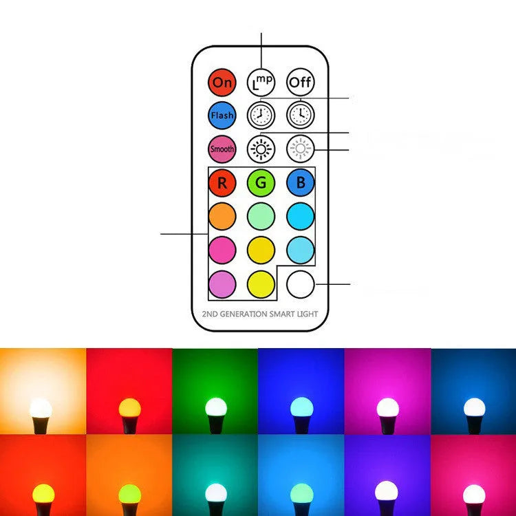 Smart RGB remote control folding floor lamp with fabric shade and stainless steel body, adjustable height 1520mm, LED light source