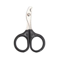 Pet nail clippers with stainless steel blades and coloured rubber handle for dog cat grooming