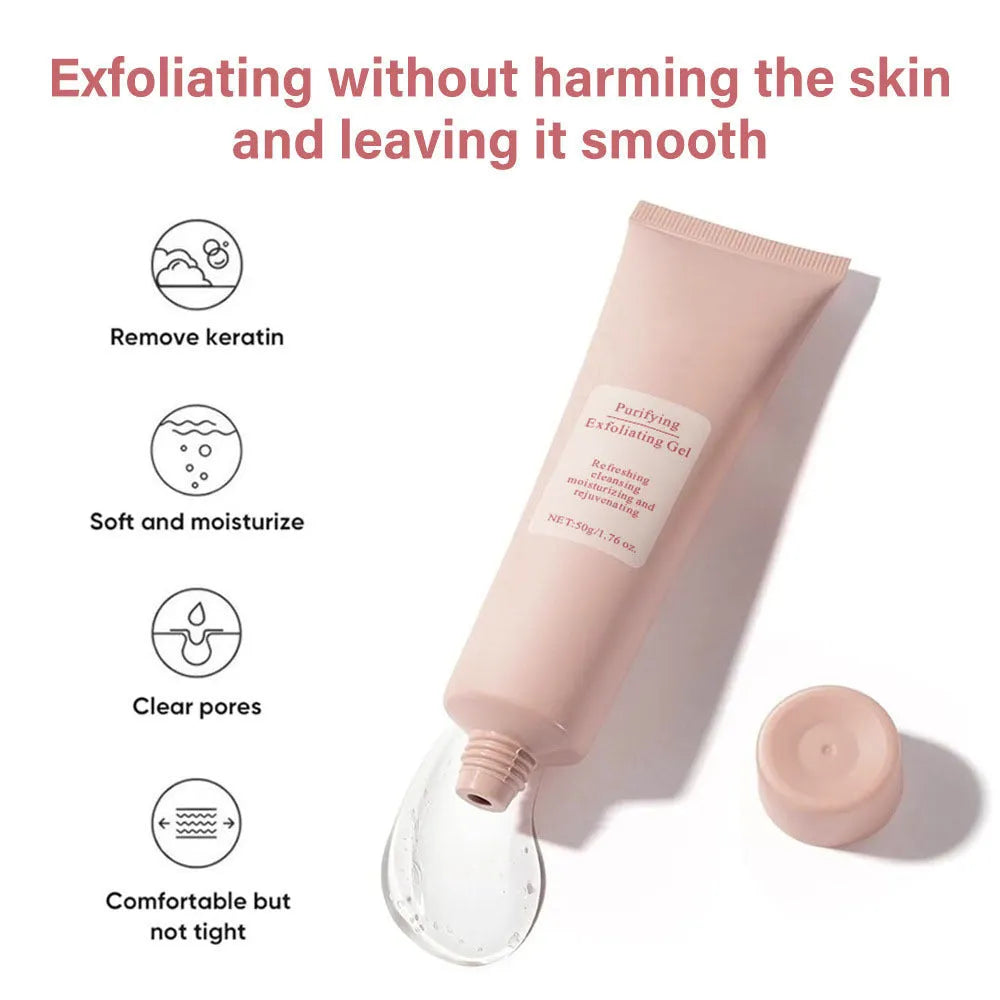 132g moisturising facial exfoliating gel scrub in packaging