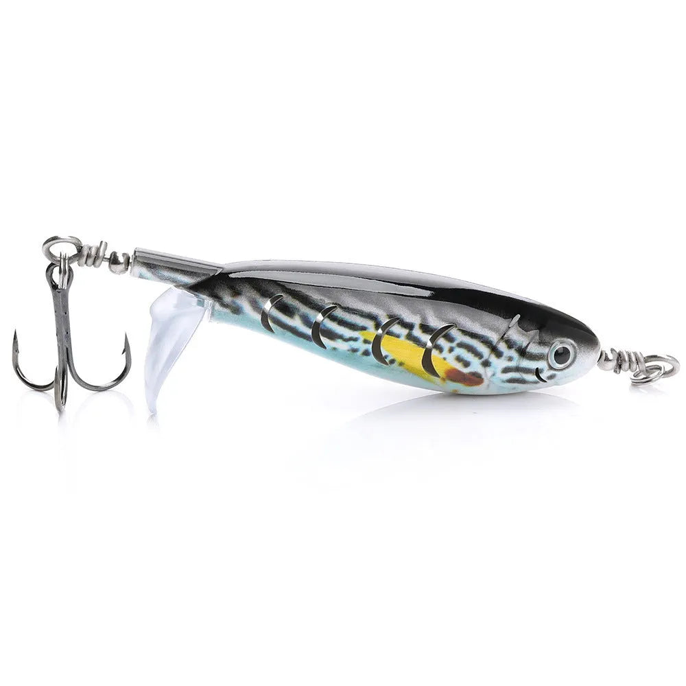 7.5cm soft plastic fishing lure in various colours for road fishing.
