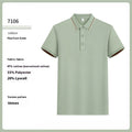 Mercerized cotton polo shirt with 7A antibacterial finish and sequins, short sleeve sports top, eight colours