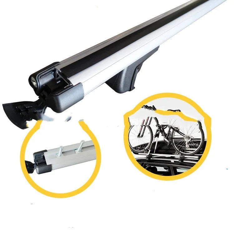 Alloy roof rack crossbars for General Motors SUVs with 75kg load capacity