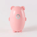 Washable lint remover roller in white pink green colours with ABS silicone handle