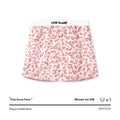 Men's leopard print woven boxer briefs in ice silk polyester fabric showing animal pattern design