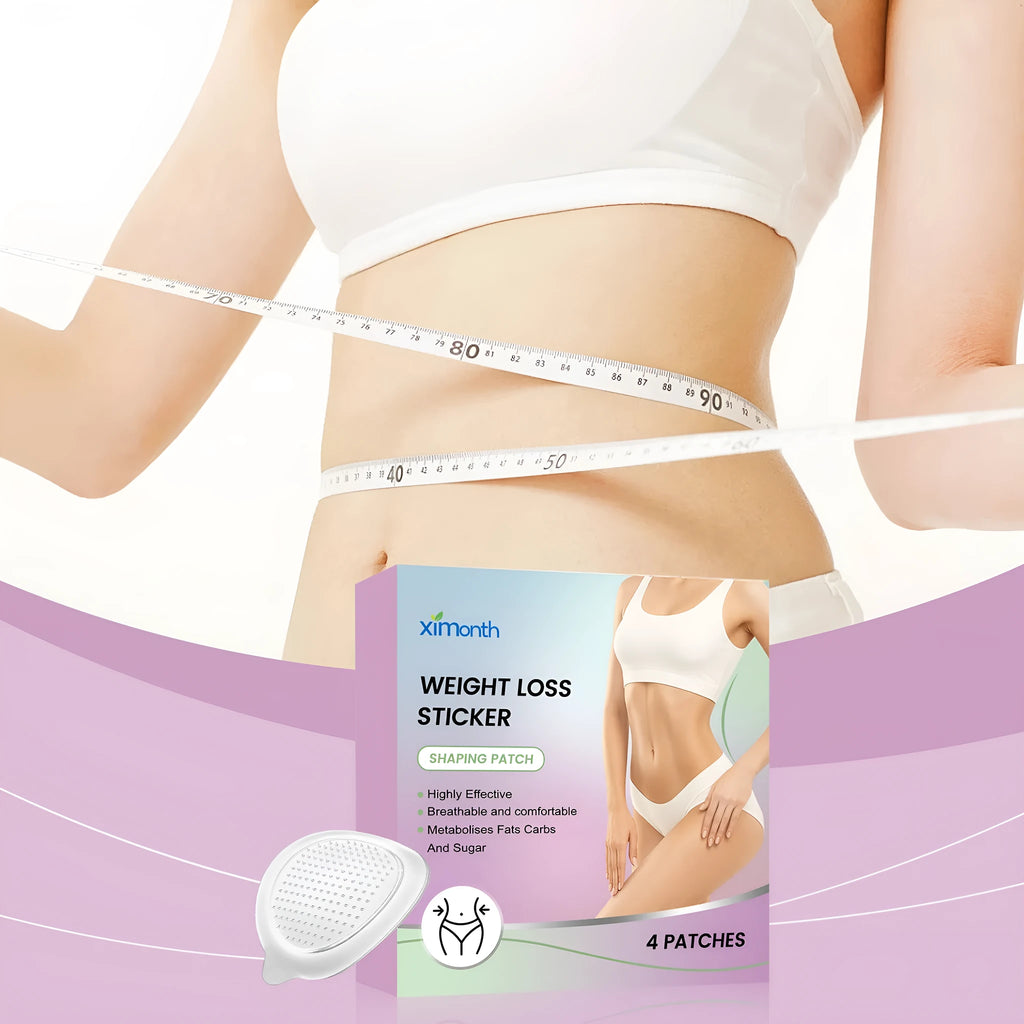 Four-piece pack of body nursing adhesive bandages with microneedle and aloe mint care formula.