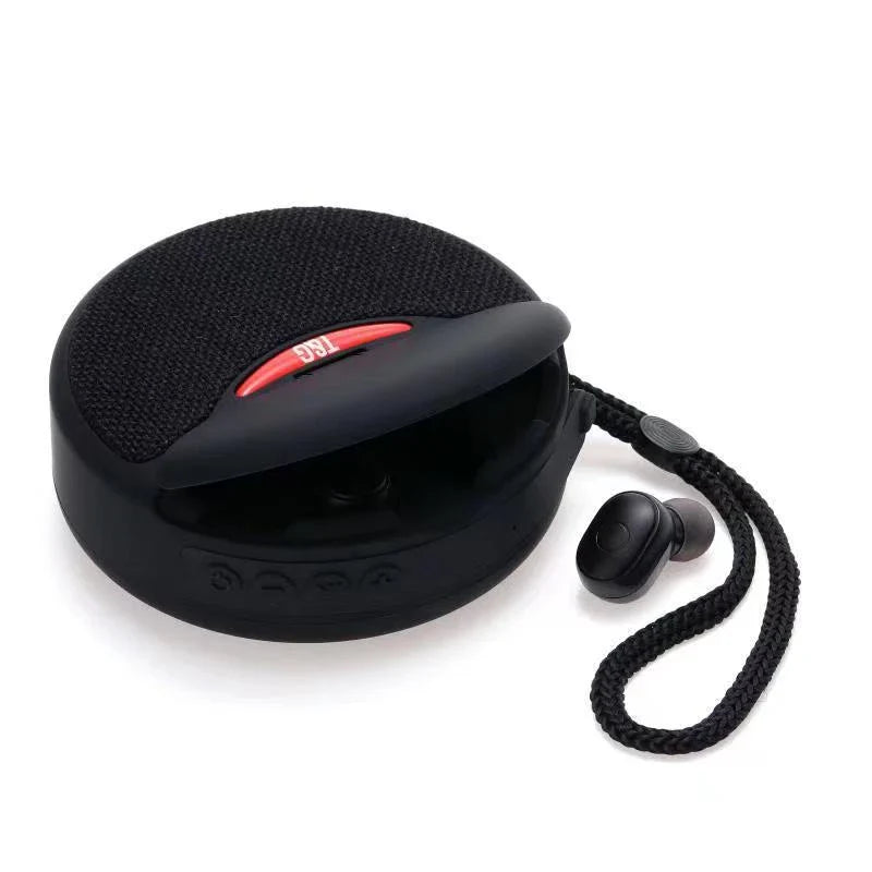 Premium Outdoor Bluetooth Speaker with 3D Stereo Sound, Wireless Connectivity, and Hands-Free Calling