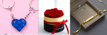 Everlasting Rose Bouquet in a luxurious gift box, featuring preserved real roses that retain their natural beauty indefinitely