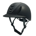 Adjustable children's ultralight equestrian helmet with PC shell in flower black colour