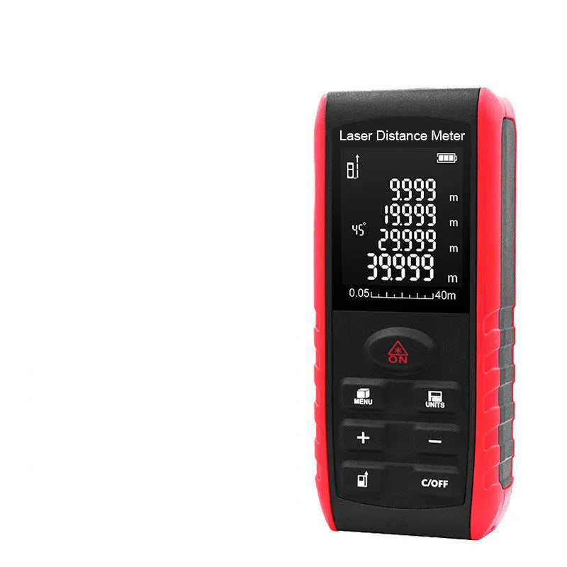 E40 hand-held laser range finder measuring instrument with ABS plastic body