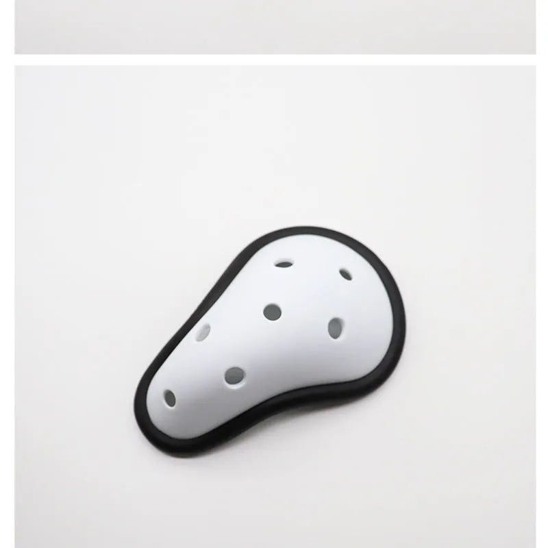 Rubber sports genital protector for adult and children in contact sports