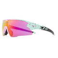 Unisex outdoor sports cycling sunglasses with TR90 semi-rimless frame and UV protection, multiple colour options
