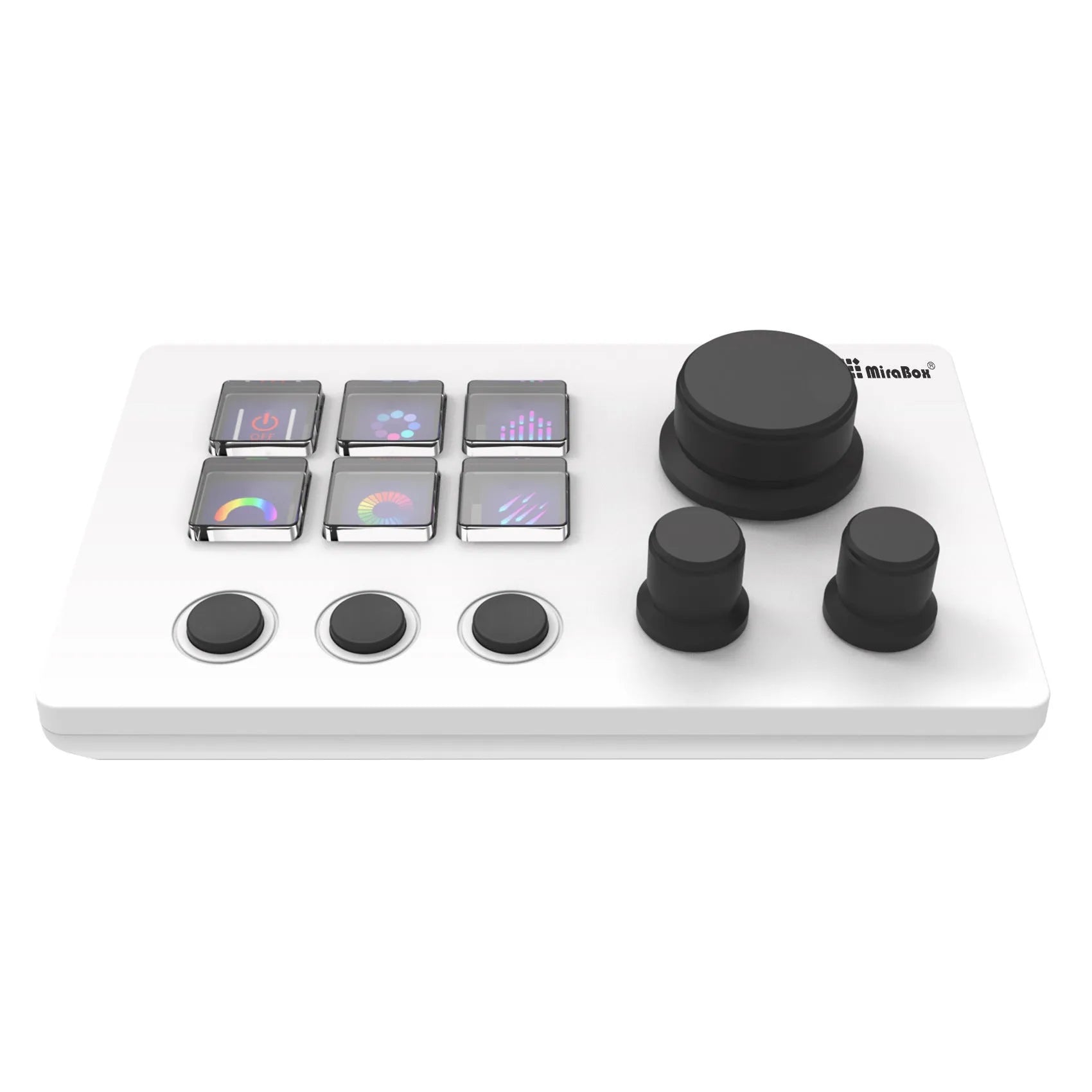 Black or white silicone keyboard with USB cable and adjustable bracket