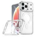 Magnetic transparent drop-resistant protective cover for Apple iPhone in multiple colours