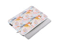 White PU leather waterproof laptop inner sleeve for 14 inch laptops