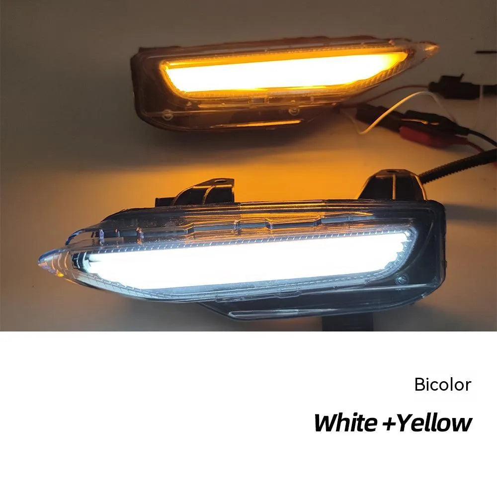 Infiniti Q50 front bumper LED daytime running and turn signal lamp unit
