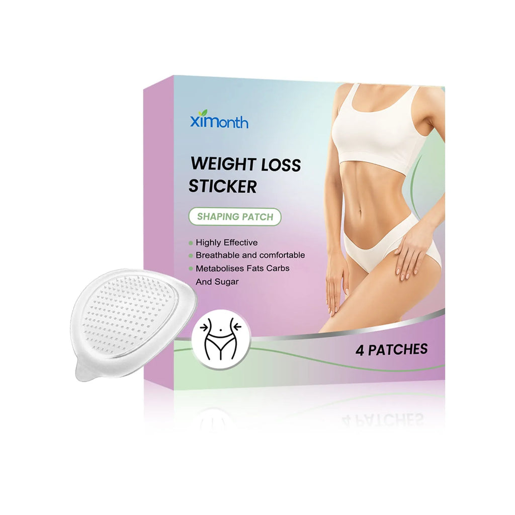 Four-piece pack of body nursing adhesive bandages with microneedle and aloe mint care formula.