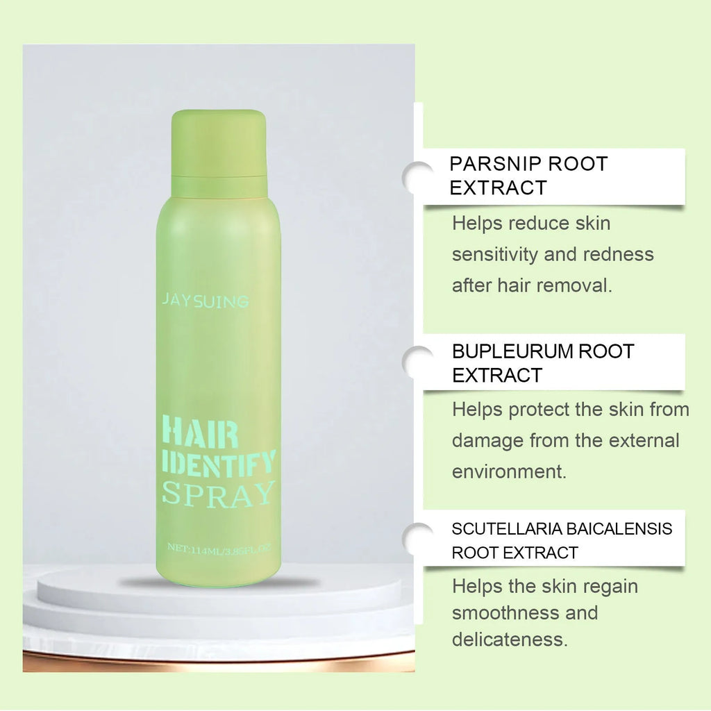 114ml facial hair recognition spray bottle with natural plant extracts for shaving preparation