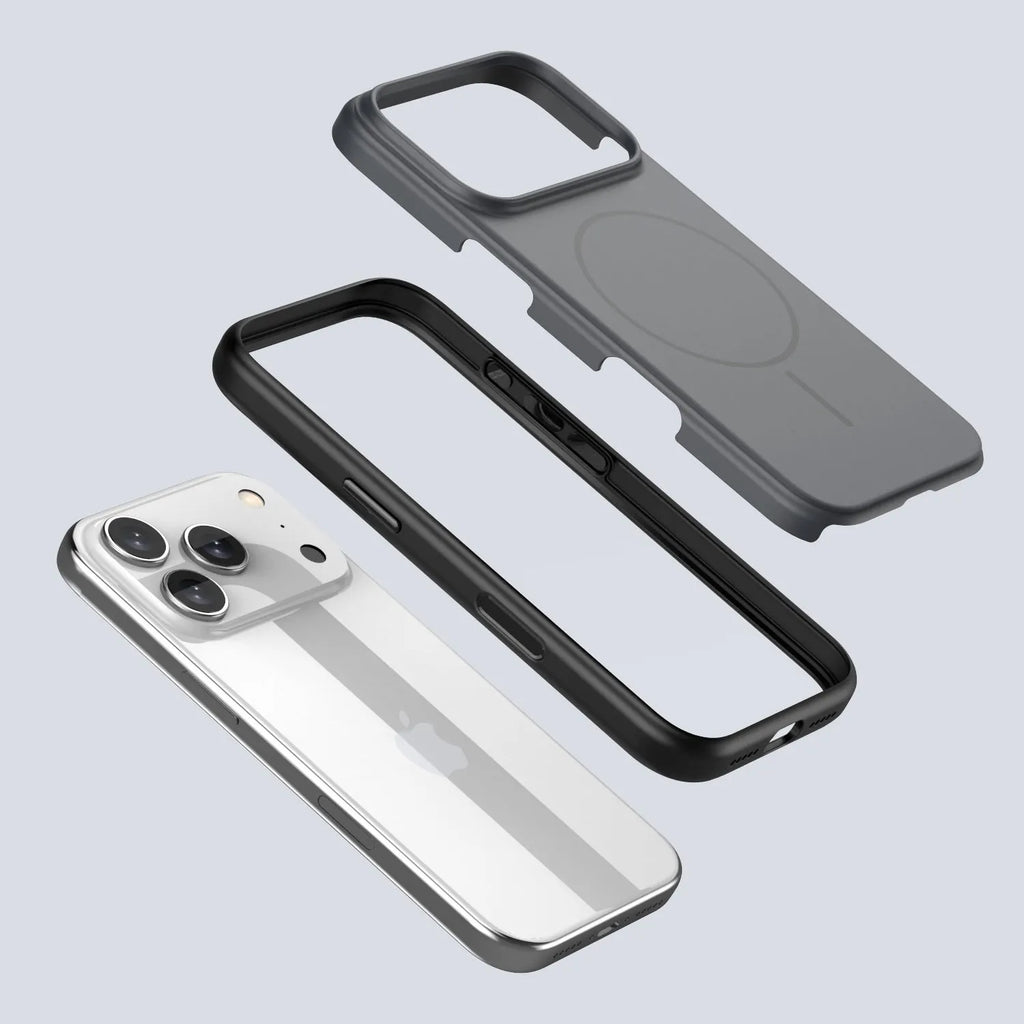 Frosted matte magnetic protective case for iPhone 17 smartphone in various colours