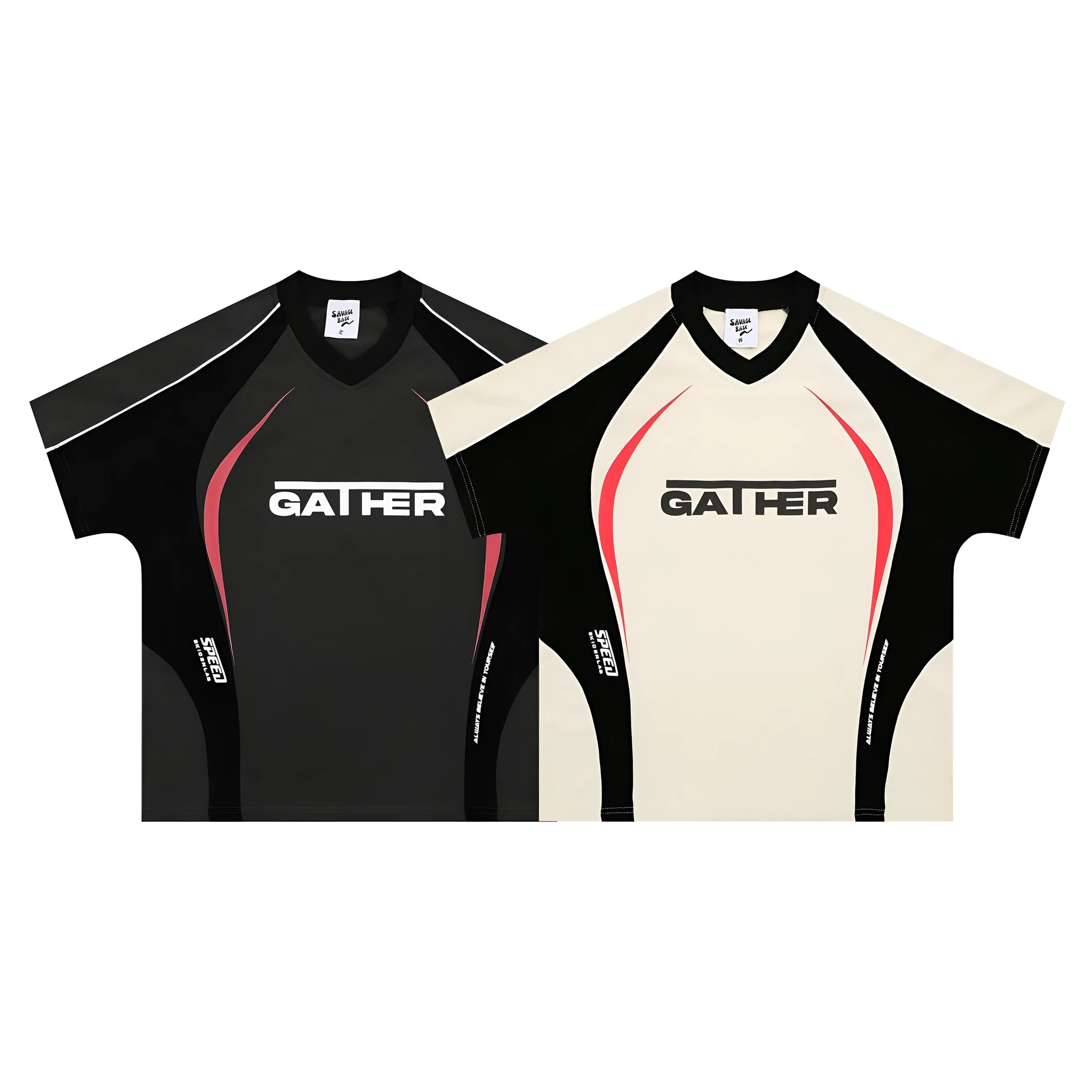 Men's loose fit printed t-shirt with letter design in black or apricot colours