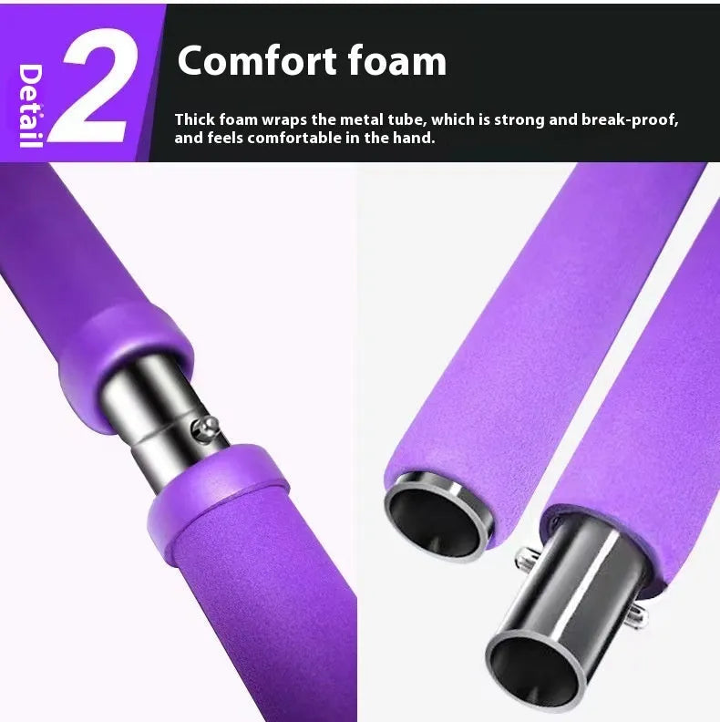 Adjustable fitness pulling rope for hip training exercises in choice of colours