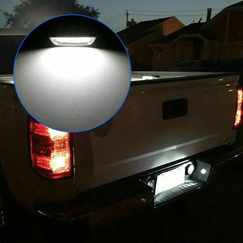 Black license plate light for Chevrolet Silverado SUV trailer van replacement part