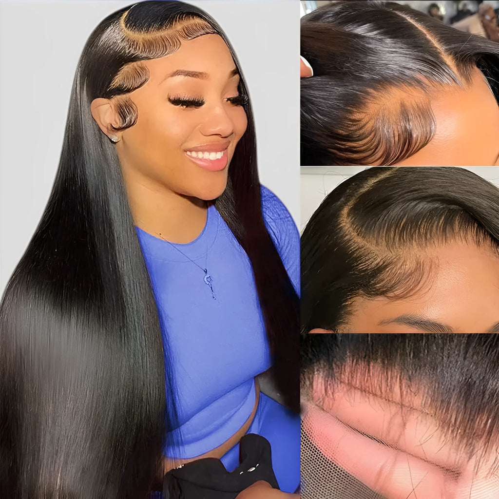 Human hair HD lace wig hand woven real hair 18-30 inch lengths exotic style