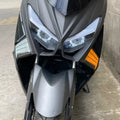 Two yellow LED cornering indicator lights for Tianying TS150 motorcycle retrofit kit.