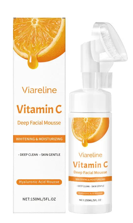 150 ml tube of Vitamin C Brightening Cleansing Mousse for the face.