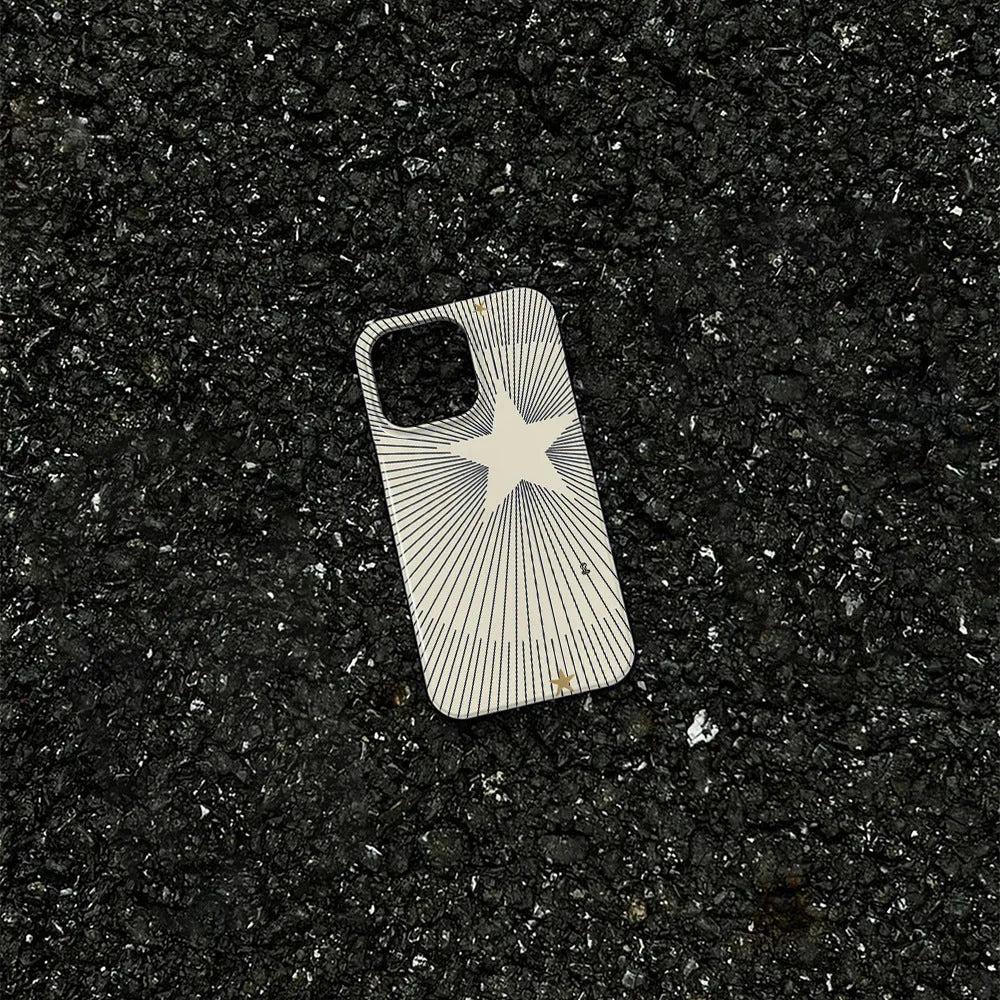 XINGX Design Feilin mobile phone protective shell case for iPhone in matte black and glossy finish.