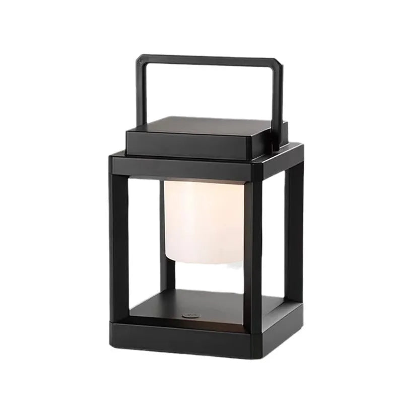 Outdoor USB handheld ambient lantern, IP55, 135 x 180mm, black cover or white shell, 5-10W