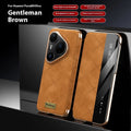 Huawei phone case with electroplated diamond grid pattern on embossed imitation leather.