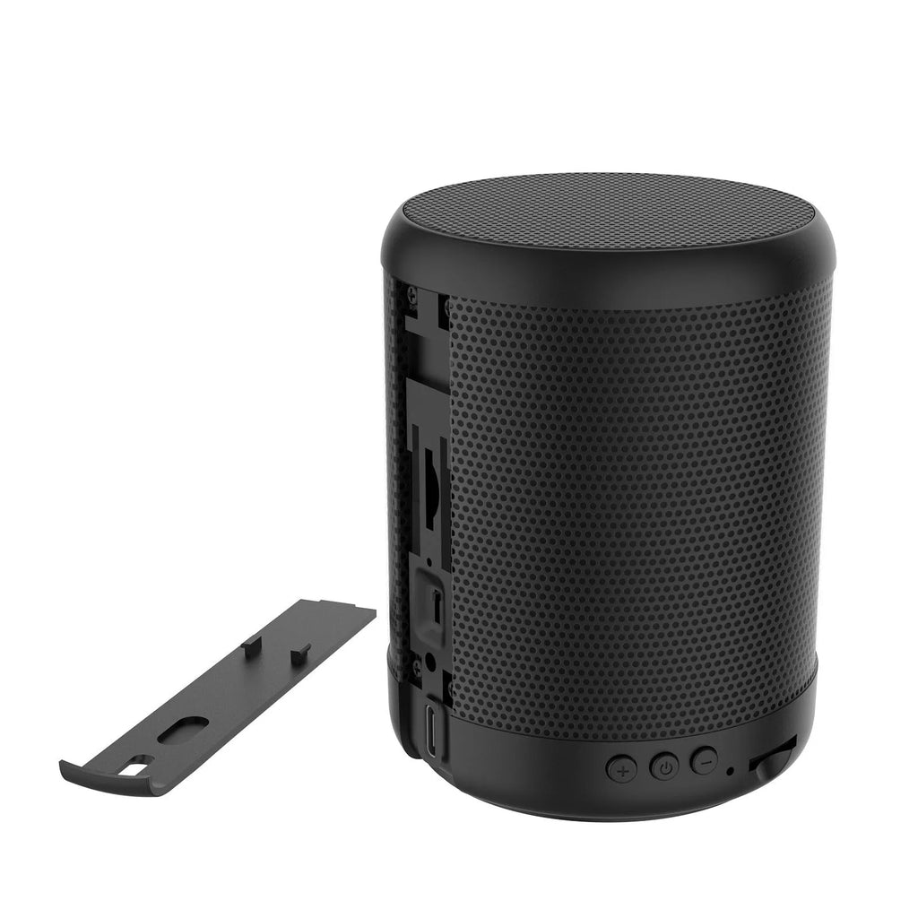 Home smart surveillance camera in black with dual voice and night vision for indoor use