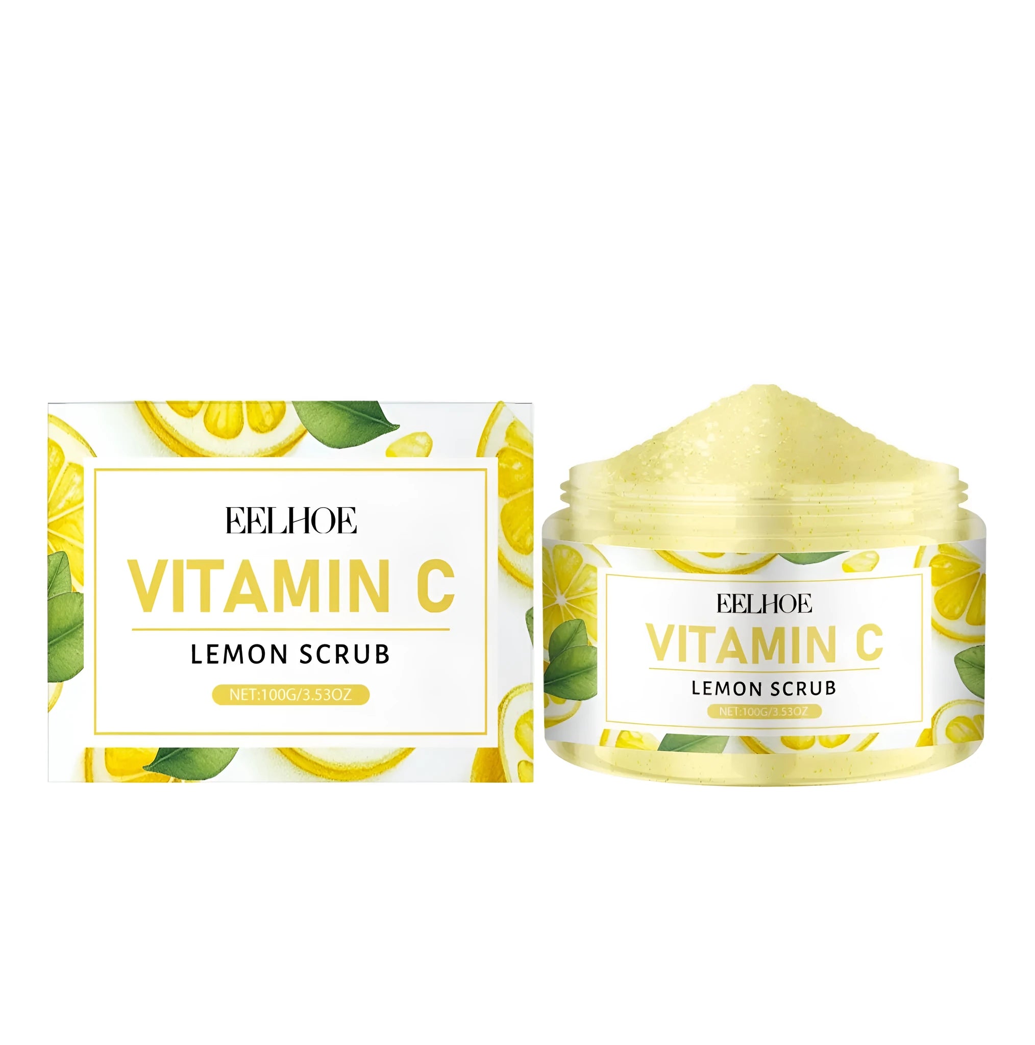 100g tube of Lemon Exfoliating Scrub with walnut shell and vitamin C for oily skin