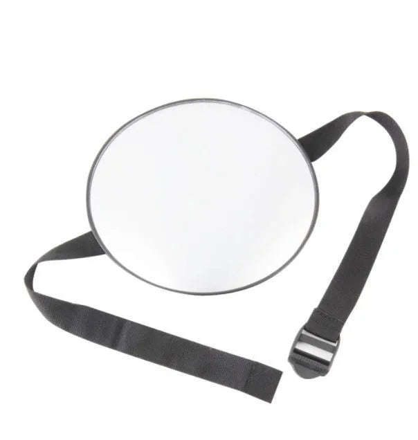 Black ABS baby safety seat rearview mirror mounted on car headrest