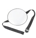 Black ABS baby safety seat rearview mirror mounted on car headrest