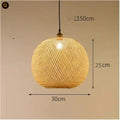 Pastoral hall chandelier with bulb for bedroom leisure spaces in diameter 30cm option