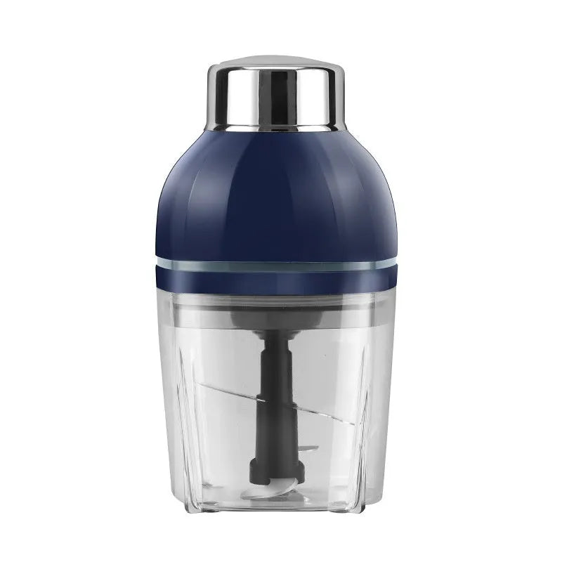 Dark blue multifunctional meat grinder blender home cooking machine with 200W motor