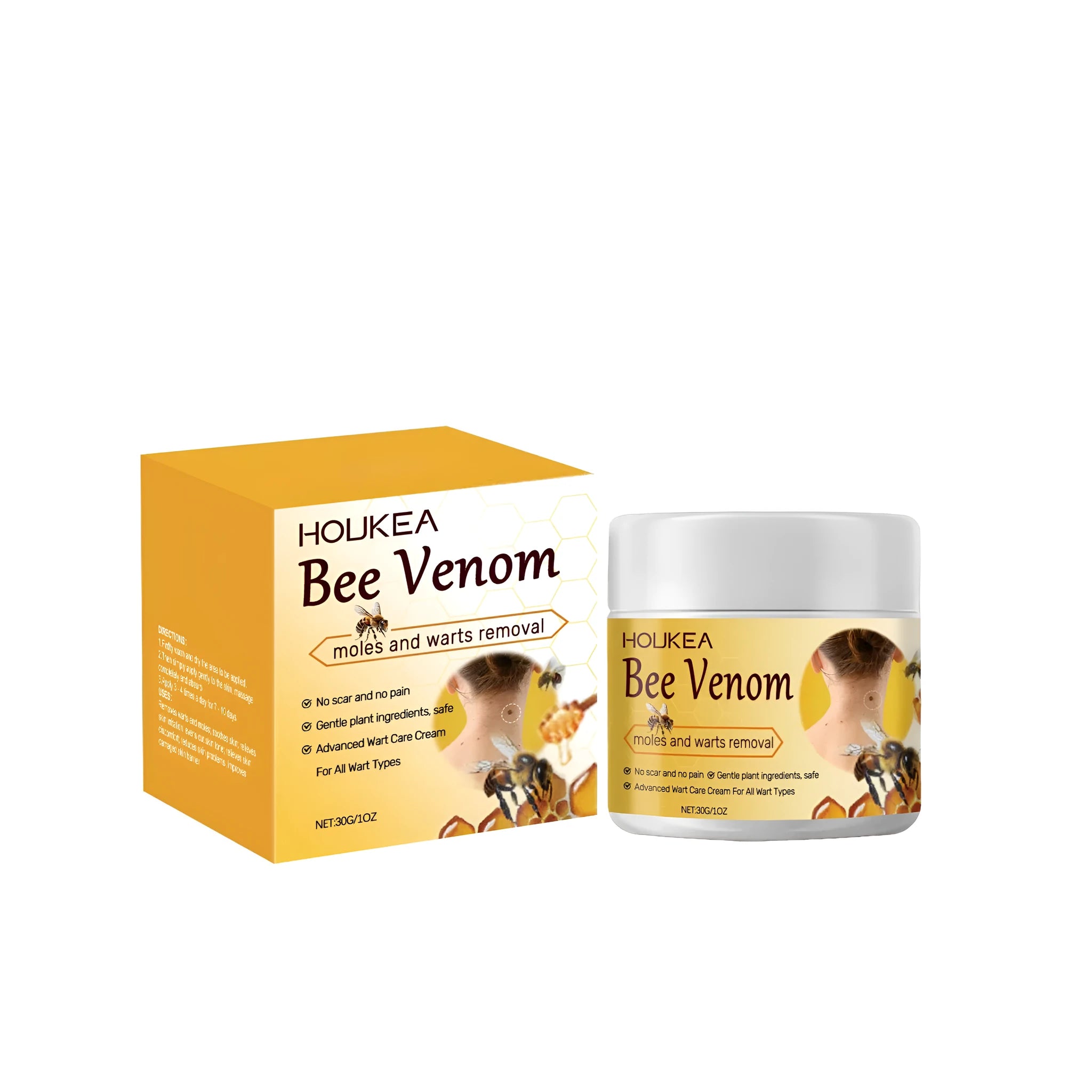 30g container of bee venom and mint leaf skin repair cream