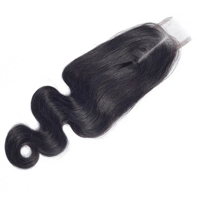 Natural colour straight human hair wig for ladies with hand-woven construction