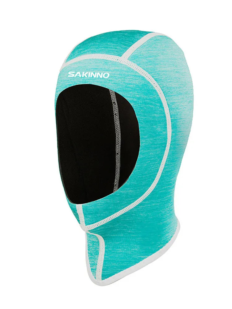 Nylon diving hood in camouflage pattern for cold-proof swimming and snorkeling