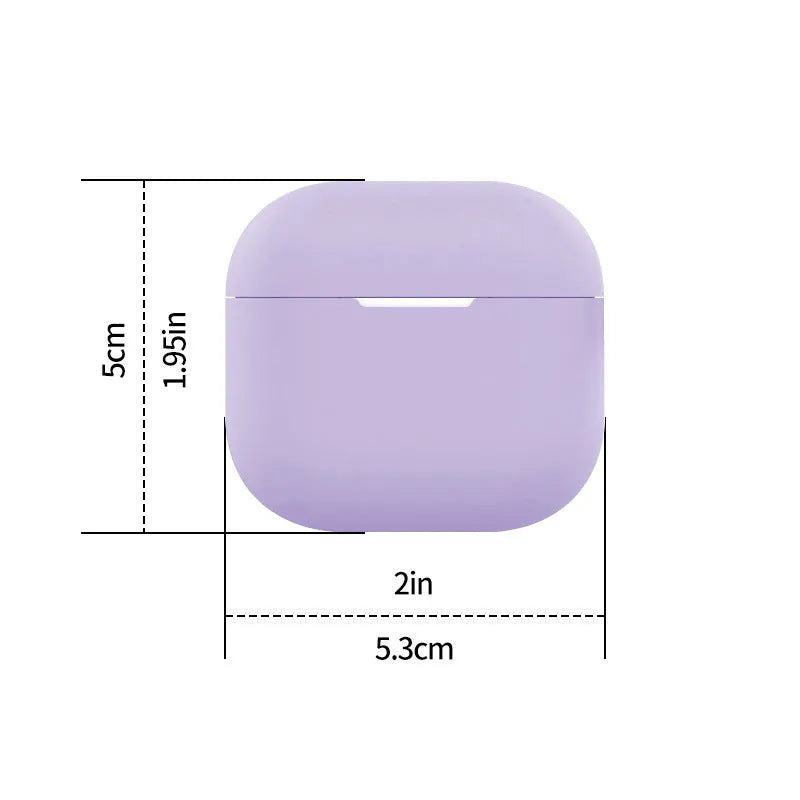 Silicone protective cover earphone sleeves for AirPods 4 in multiple colours including black, white, and pink