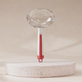 Pet food spoon with clip attachment in various colours for dog and cat feeding